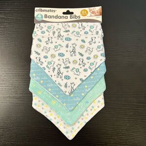 Cribmates Bandana Bibs 4-Pack - Boy